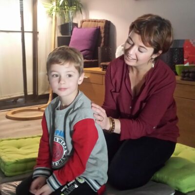 Massage en famille