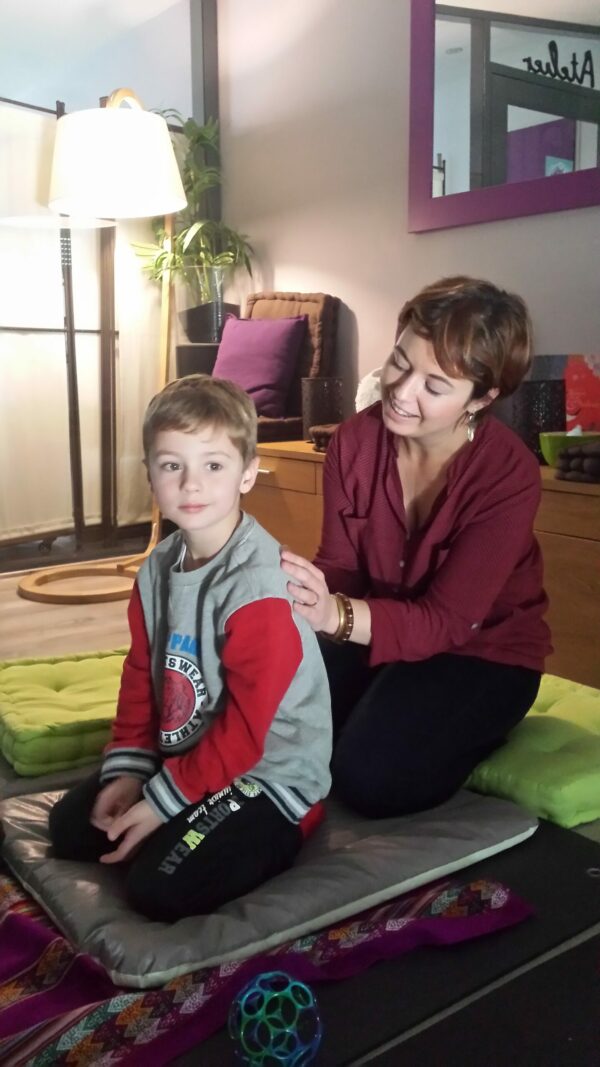 Massage en famille